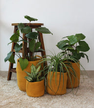 Load image into Gallery viewer, Brown Flower Pot Basket (Set of 4)
