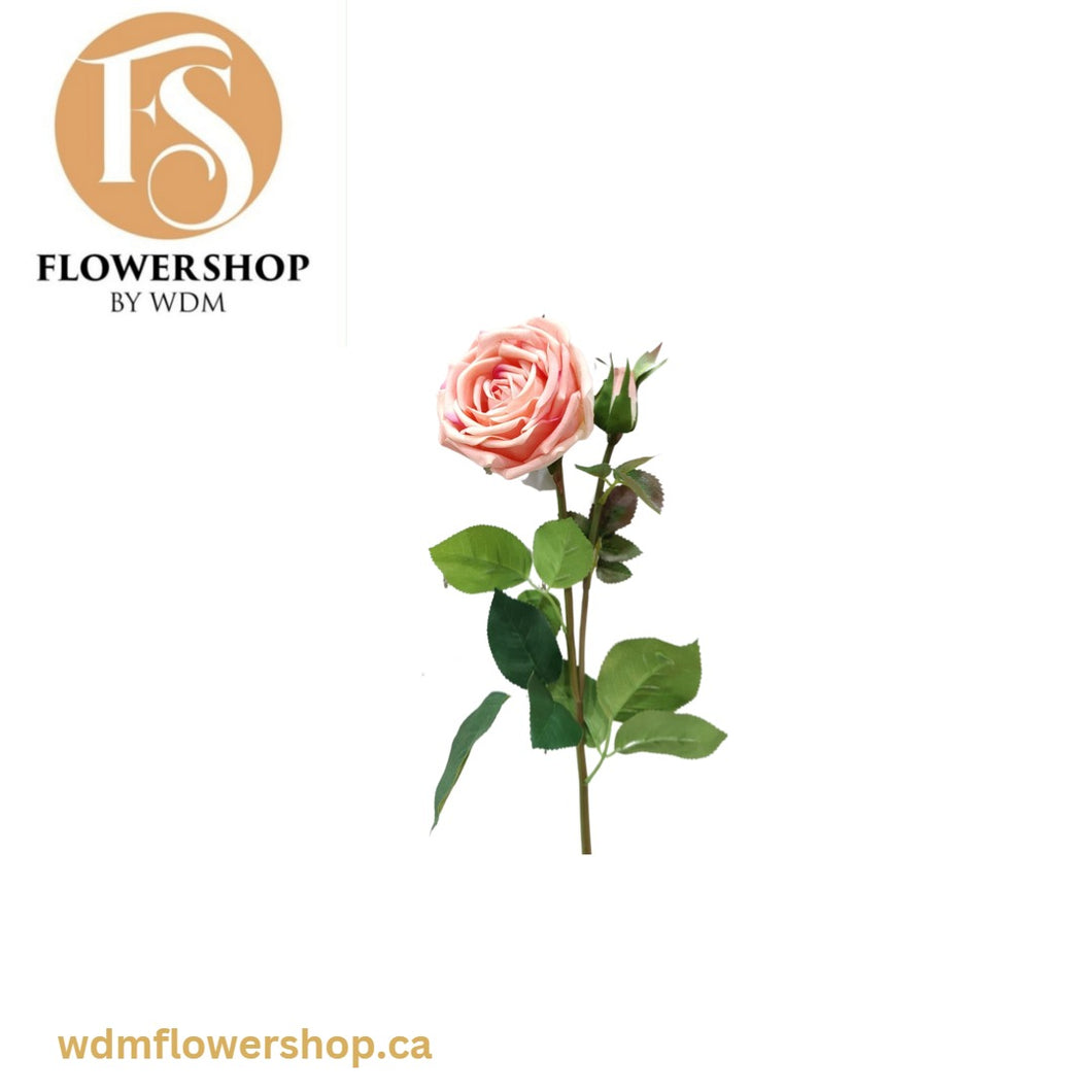 Real Touch Rose Stem With Bud-24 pcs